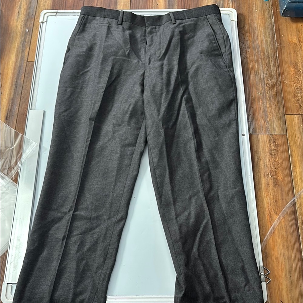 JOS A Banks slim fit Dark Grey Trousers size 34R